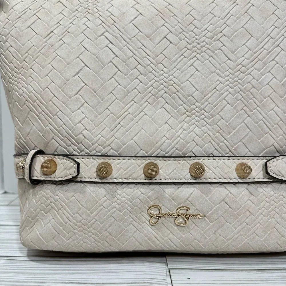 $108 JESSICA SIMPSON NESSA OVERSIZED‎ BUCKET SHOULDER TOTE SATCHEL PURSE NWT